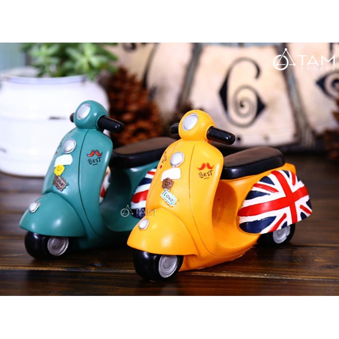 Mô hình xe Vespa trang trí Vintage số 42