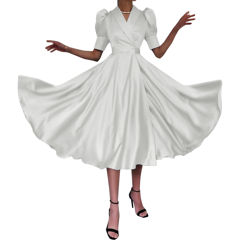 Đầm Celmia Cho Nữ Tay Ngắn Cổ Chữ V Thời Trang Quyến Rũ | BigBuy360 - bigbuy360.vn