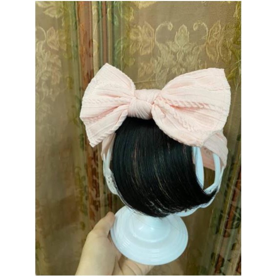 Băng đô tóc mái giả cho bé