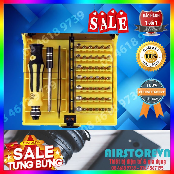 Bộ vít đa năng 4 ngăn 6089 Full box- Giao màu ngẫu nhiên