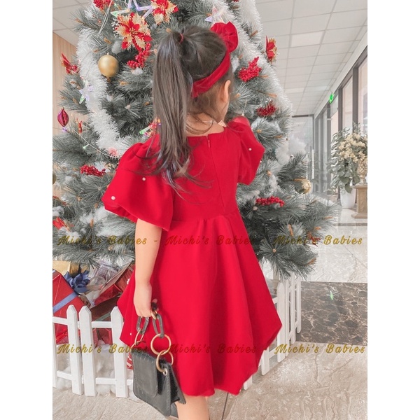 Váy noel xinh cho bé, đầm noel (ảnh thật)