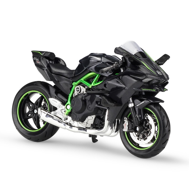 MÔ HÌNH LẮP RÁP xe Moto Kawasaki H2R - Maisto tỷ lệ 1:12