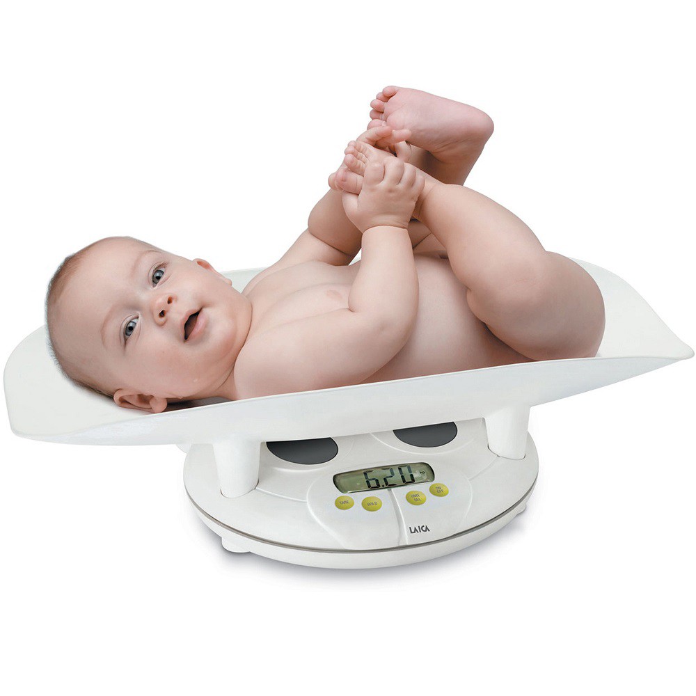 Cân trẻ em điện tử LAICA BF2051 - Mức cân tối đa 20 Kg - Tối thiểu 800g - Thước đo chiều cao 150 cm
