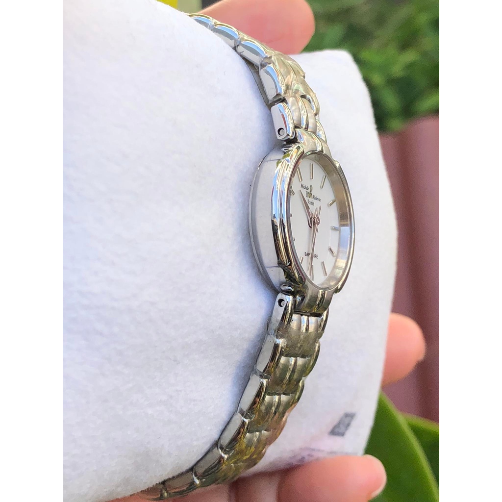 Đồng hồ nữ hiệu Michele Roberta của Pháp, dây thép không gỉ, full hộp