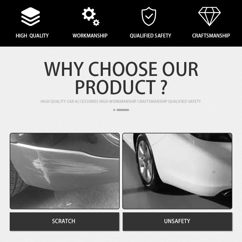 Phụ Kiện Bảo Vệ Cản Sau Xe Hơi Bằng Sợi Carbon Chống Trầy Xước Tiện Dụng Bảo Vệ Viền Cản Sau Xe Ô Tô 2 chiếc ốp cản xe ô tô miếng dán bảo vệ môi trường an toàn phổ quát góc sau ô tô chống va đập chống trầy xước bộ chia bộ chia bảo vệ phụ kiện ngoại thất
