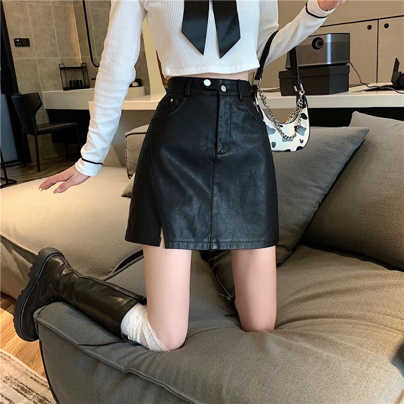 CHÂN VÁY CHỮ A 2 CÚC XẺ GẤU | BigBuy360 - bigbuy360.vn