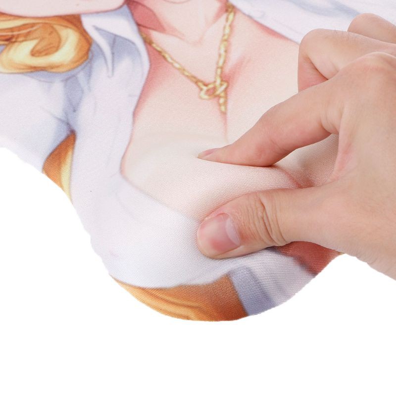 Creative Cartoon Anime 3D Sexy Beauty Chest Silicone Mouse Pad Wrist Rest Support