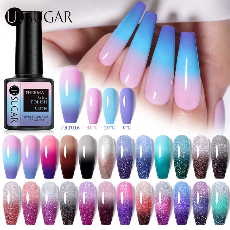 Lọ sơn móng tay UR SUGAR đổi màu theo nhiệt độ dung tích 7.5ml