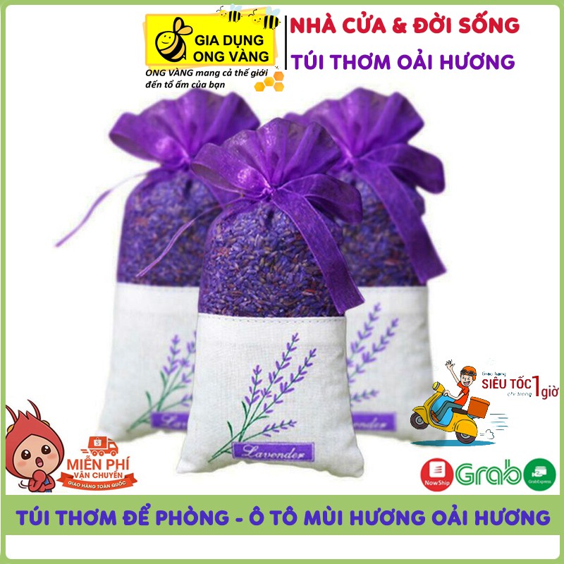 Túi Thơm Để Phòng Nụ Hoa Khô Oải Hương Lavender, Mùi Thơm Nhẹ Dịu Cho Căn Phòng Của Bạn