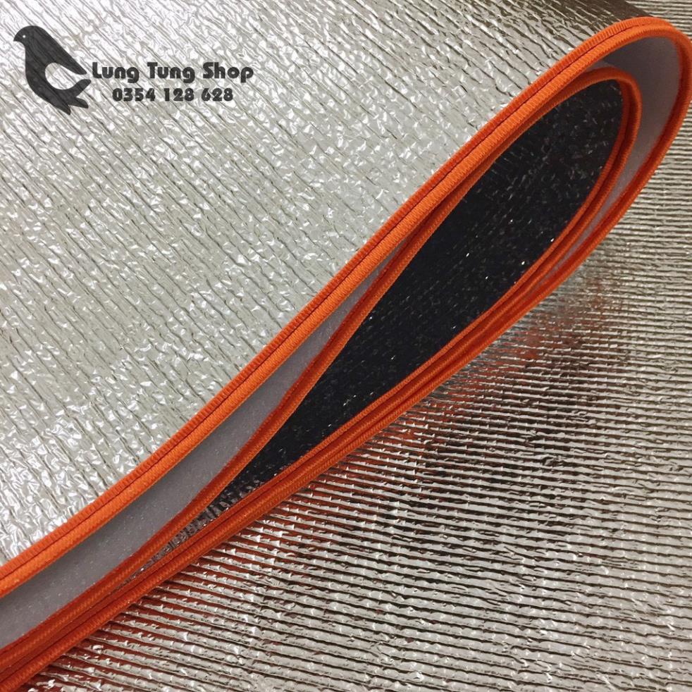 Chiếu ngủ trưa văn phòng cá nhân dày 3.5ly màu cam  - thảm ngủ trưa cá nhân , thảm du lịch
