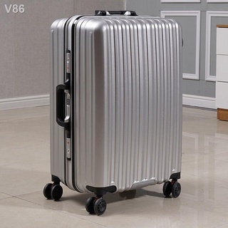 ♣Hộp đựng hành lý khung nhôm xe đẩy vali bánh đa năng mật khẩu dung tích lớn đồ nam nữ sinh viên bao da