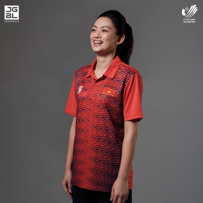 Áo polo nữ Sea Games 31 chính hãng JOGARBOLA WJ578-03