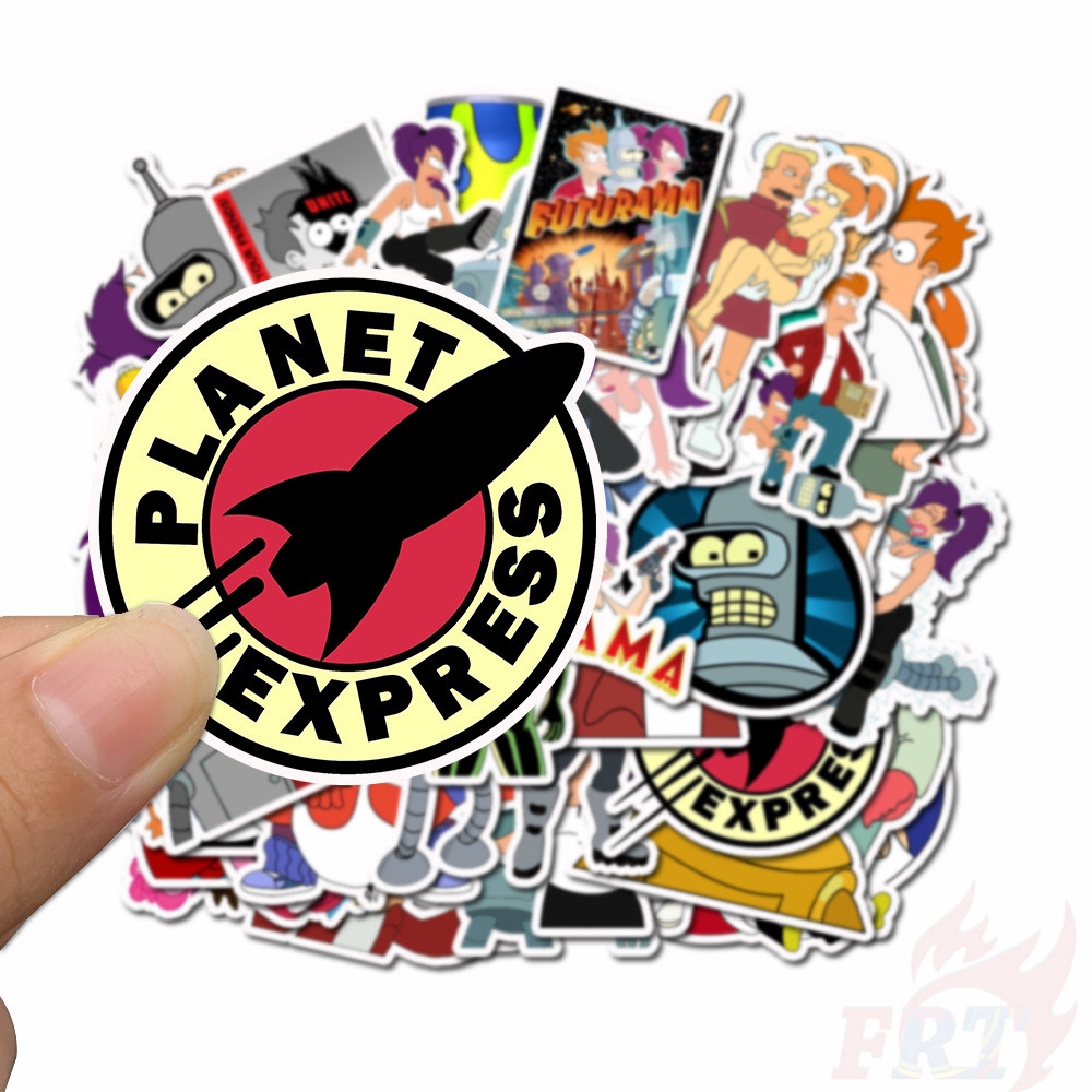 ❉ Futurama Giấy và decal dán tường ❉ 50Pcs/Set Cartoon Mixed Luggage Laptop Skateboard Doodle Stickers