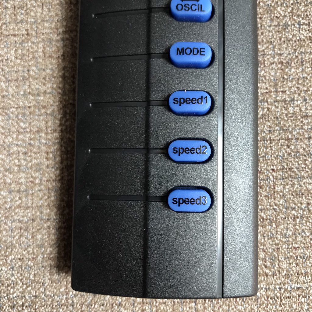 Remote quạt treo tường midea, Điều khiển quạt treo tường Midea hàng chính hãng