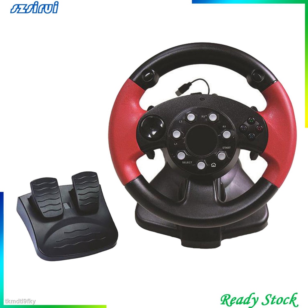 BÁN SỈ Bộ vô lăng & bàn đạp có giả lập cho chơi game đua xe trên PC