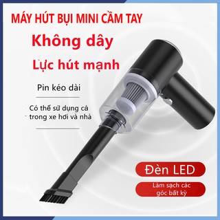 Máy Hút Bụi Vacuum Cầm Tay, Máy Hút Bụi Mini, Vệ Sinh Ô Tô, Gia Đình Không Dây Sử Dụng Pin Mẫu Mới