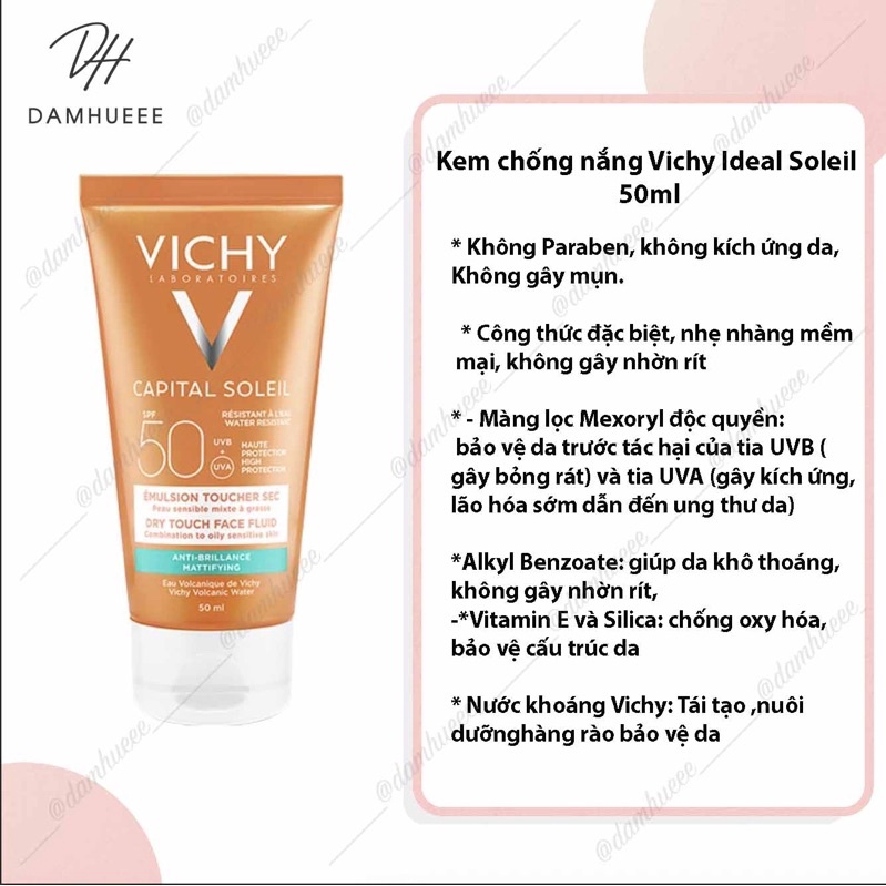 Kem chống nắng Vichy ideal solei spf 50