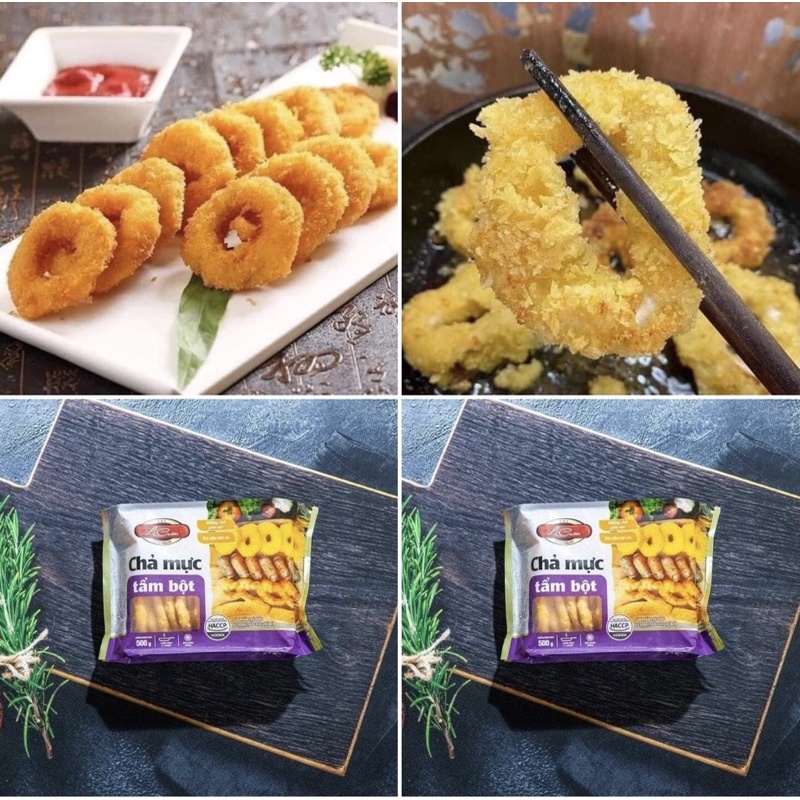 [ PHÚ NHUẬN] CHẢ MỰC TẨM BỘT 500gr