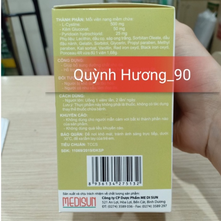 Viên uống OPTICYSTIN giúp đẹp da,chống lão hoá .