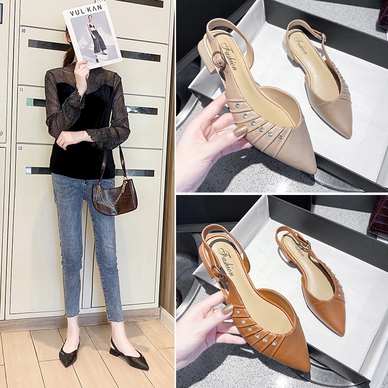 Giày nhựa cao su cao cấp bền đẹp đi nước thoải mái đính đá xinh xắn hàng chuẩn loại 1 GN15