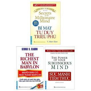 Sách First News - Combo Sức Mạnh Tiềm Thức + Bí Mật Tư Duy Triệu Phú + Người Giàu Có Nhất Thành Babylon
