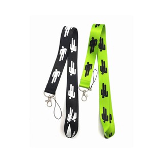 1 Chiếc Billie Eilish Truyền Nhiệt Cổ Dây Đeo Cho Thẻ ID Chìa Khóa Dây Điện Thoại Di Động