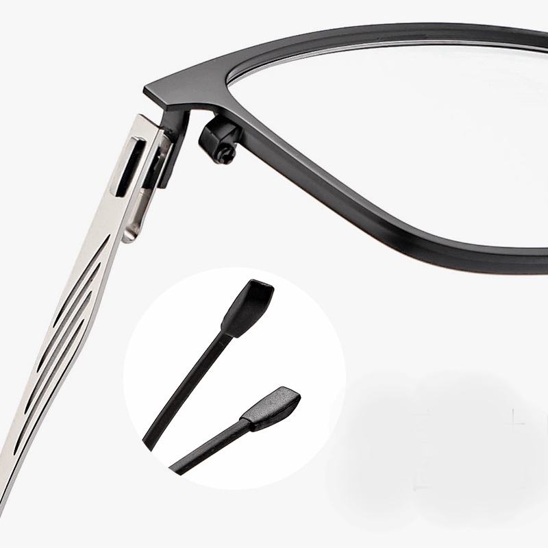 Mắt Kính Gọng Vuông Bằng Titan Siêu Nhẹ Thoải Mái Thay Thế Cho Nam Và Nữ PT087