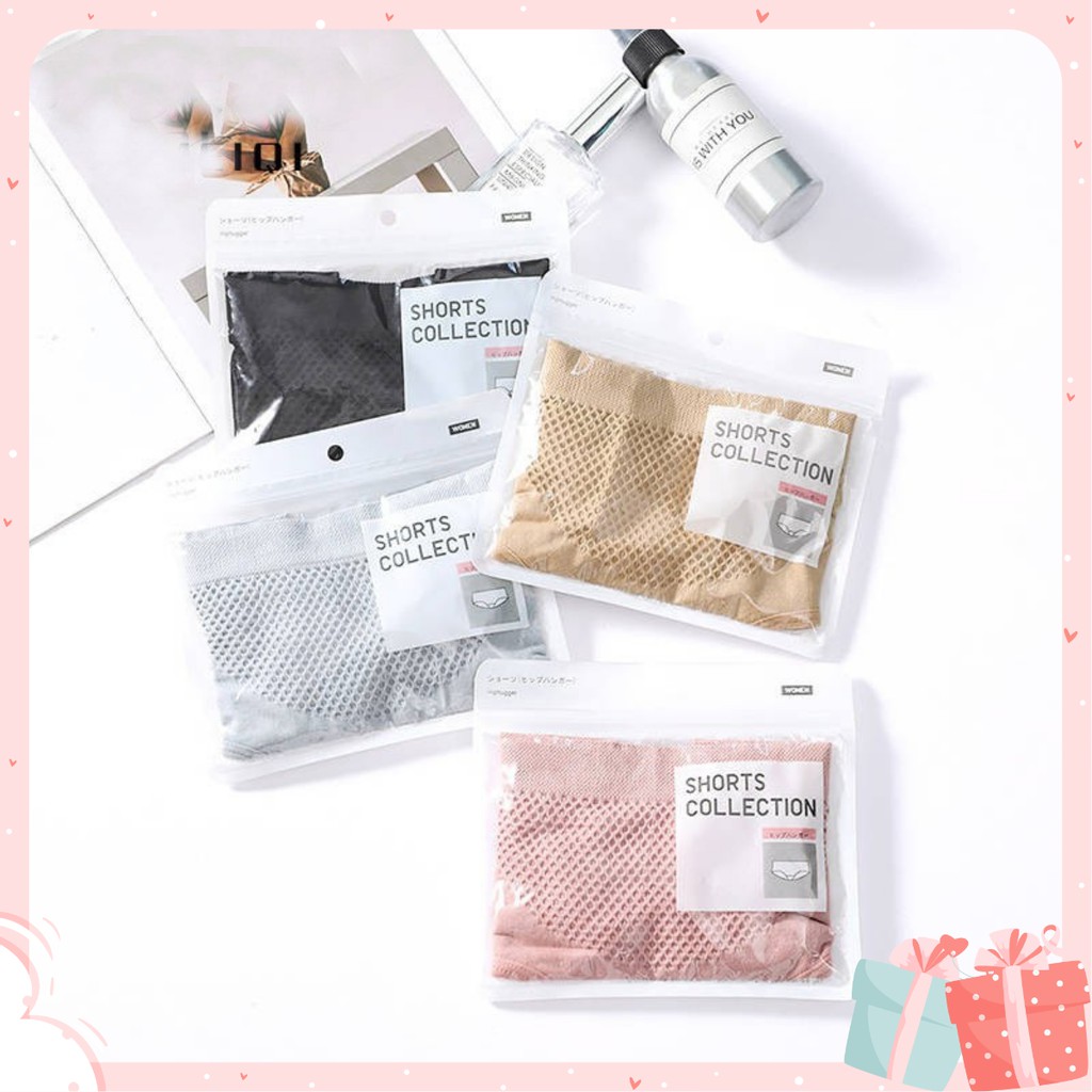 [SALE SẬP SÀN] Quần Lót Kháng Khuẩn Cạp Thấp Nâng Mông - Mỗi quần 1 túi zip sang trọng