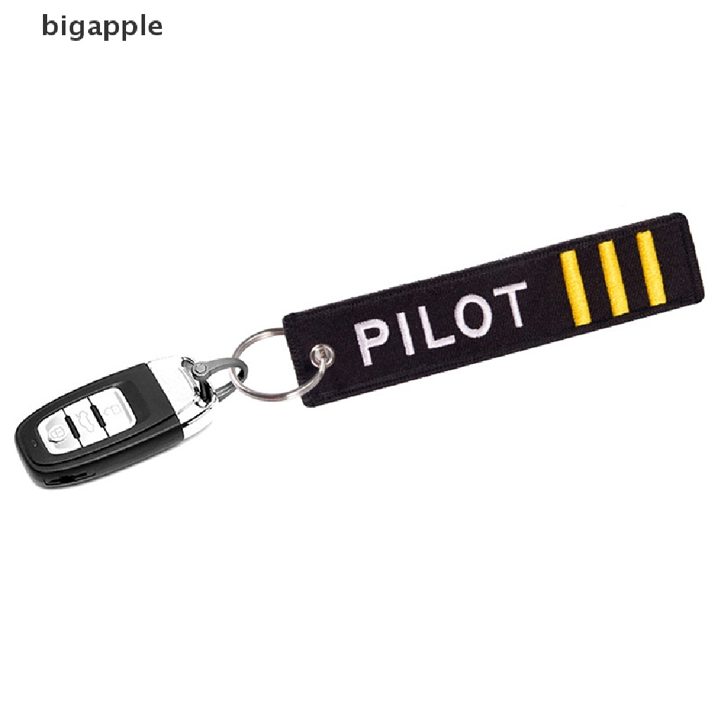 Bigapple Móc Chìa Khóa Hành Lý Thêu Chữ Co-Pilot Làm Quà Tặng Cho Aviation