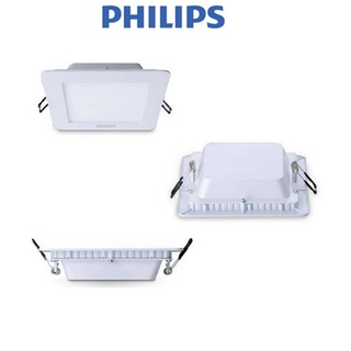 Bộ đèn PHILIPS âm trần vuông DN024B 10W LED6 D100