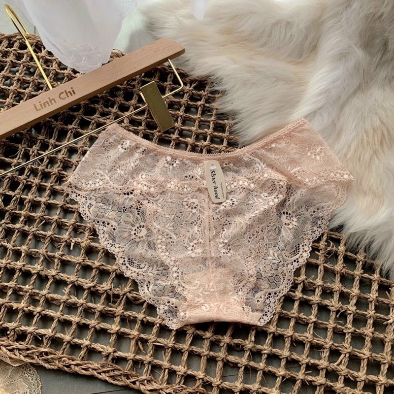 Quần Lót Nữ Ren Lưới Sexy 🌺 FREESHIP 🌺 Quần Sịp Nữ Thiết Kế Họa Tiết Ren Xuyên Thấu Siêu Gợi Cảm Quyến Rũ A002 | BigBuy360 - bigbuy360.vn