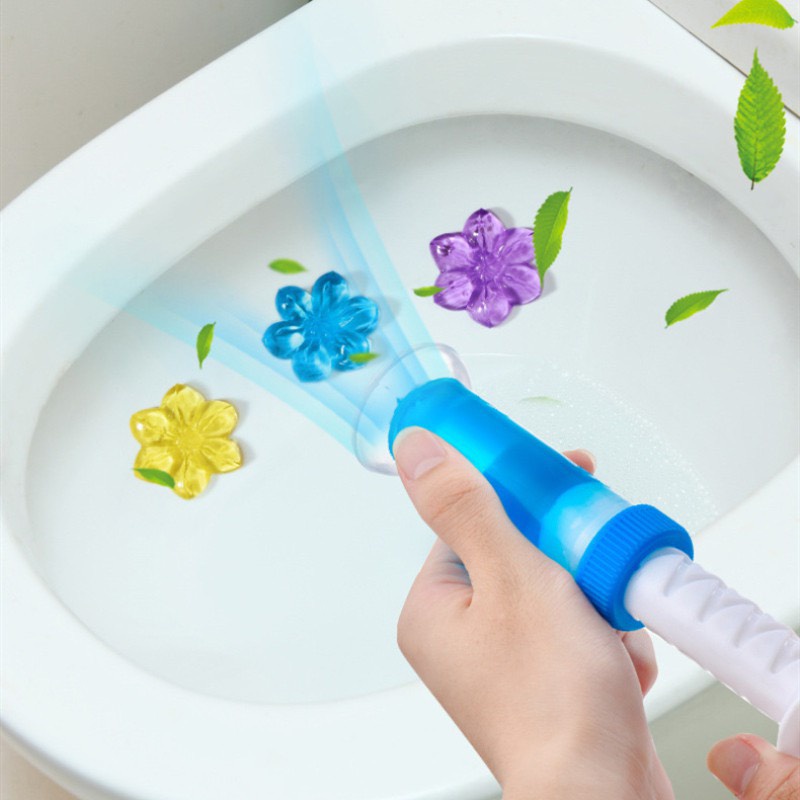 Gel thơm KHỬ KHUẨN, KHỬ MÙI, DIỆT KHUẨN toilet, bồn cầu tiện dụng thông minh với 5 loại hương thơm dễ chịu