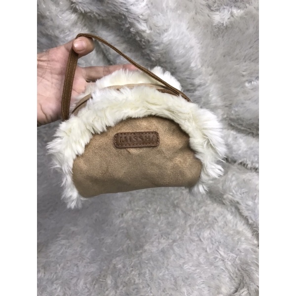 Ví si nhỏ xinh chất da lộn