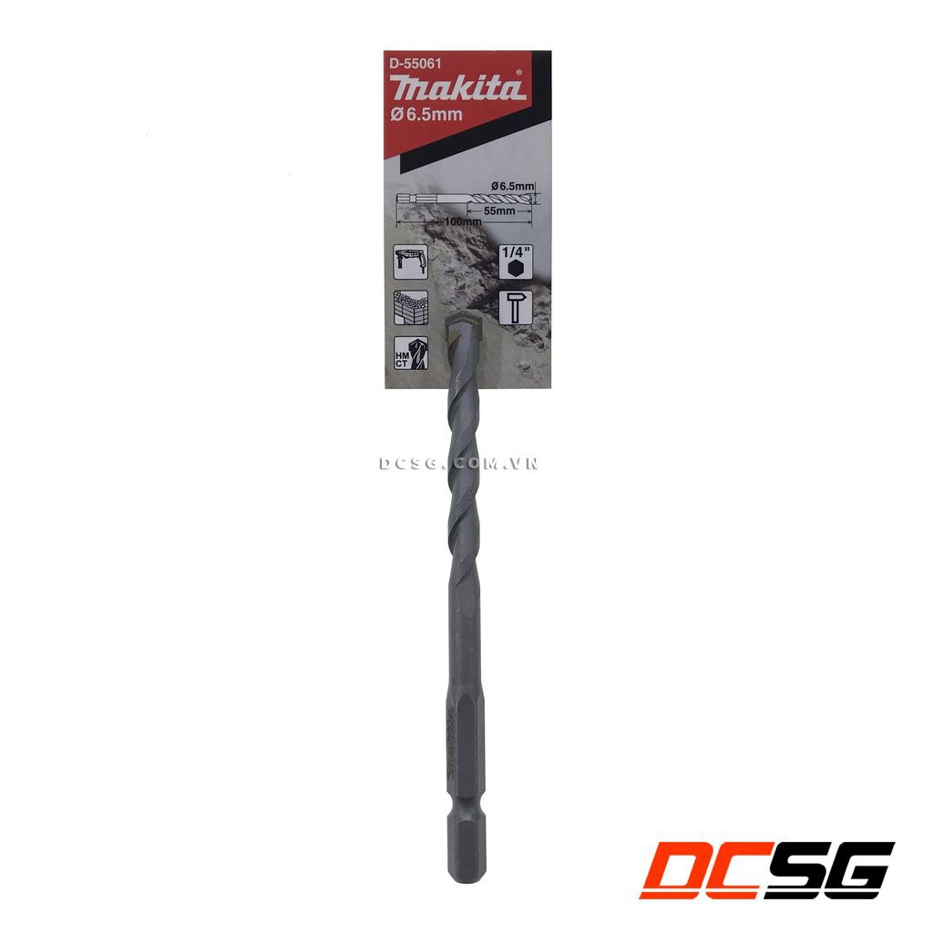 Mũi khoan tường chân lục giác 1/4&quot;-NZ Makita | DCSG