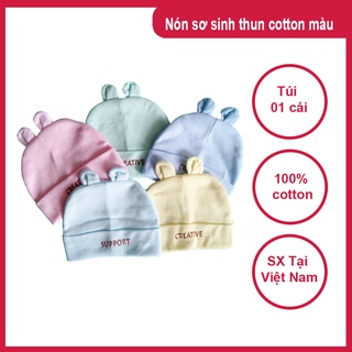 Mũ Nón Sơ sinh vải Cotton mềm mịn đẹp