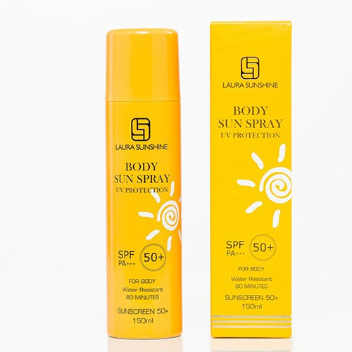 Xịt chống nắng body Laura Sunshine SPF50 150ml