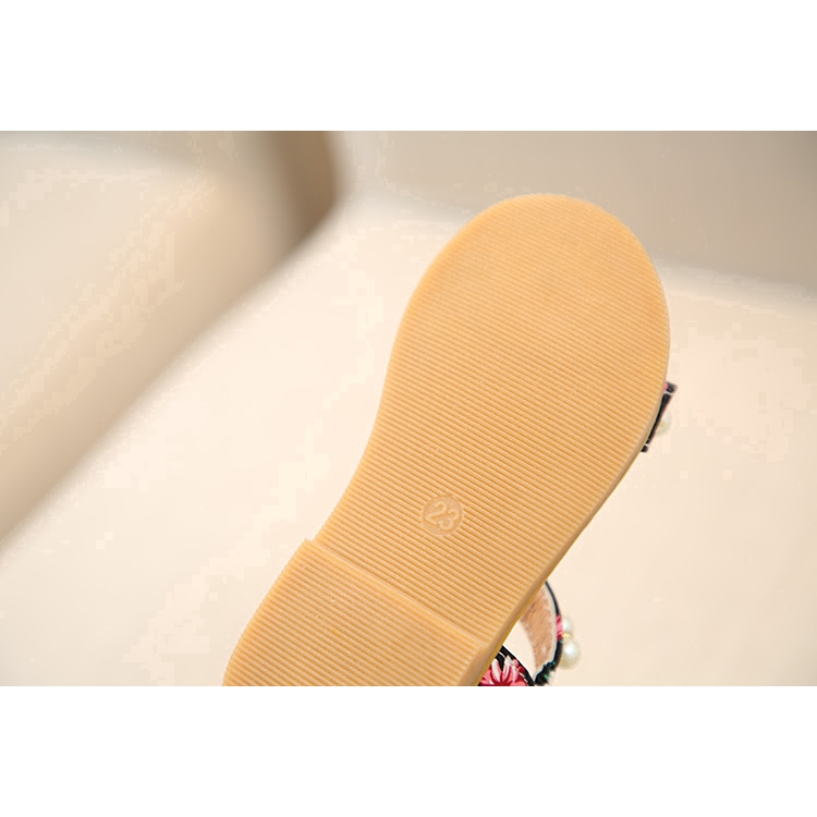 Giày sandal đính nơ thời trang dành cho bé gái từ 2-6 tuổi