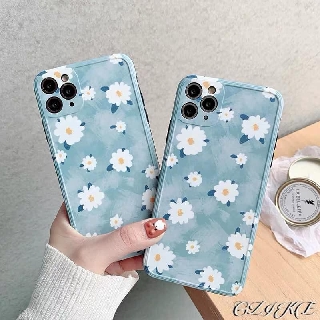 ⚡Ốp lưng iphone⚡hoa cúc xanh siêu hot free ship full viền ip 6,6s,plus/7,8,plus/X,XS/XSMAX/11/11,pro,max - trum case