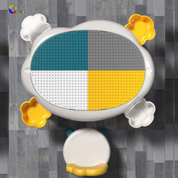 Ghế ngồi chơi LEGO CUTIS, Làm bằng nhựa ABS, chịu lực lên đến 90kg