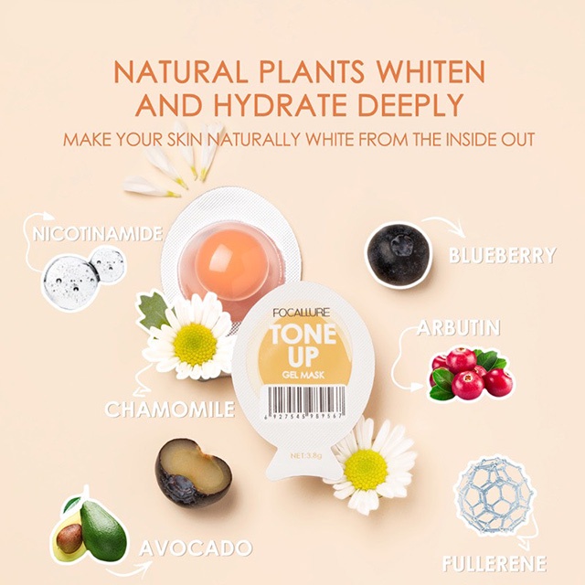 Mặt Nạ Trứng 7 Ngày Focallure Hỗ Trợ Giảm Mụn Dưỡng Ẩm Kiểm Soát Dầu Nhờn Dưỡng Da