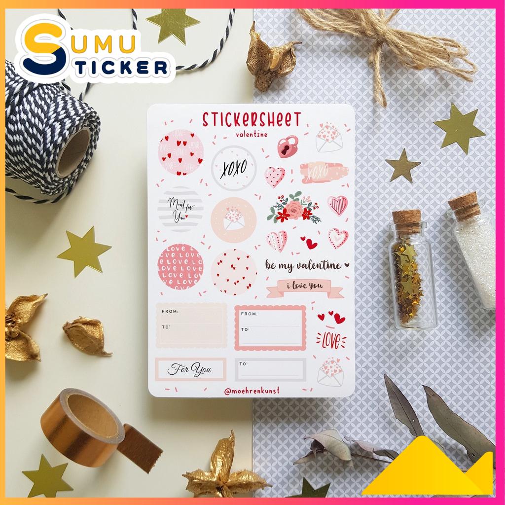 Sheet Sticker Chủ Đề: Loving - Chuyên dán sổ | Bullet Journal Stickers, Sticke Đời Thường, Cuộc Sống