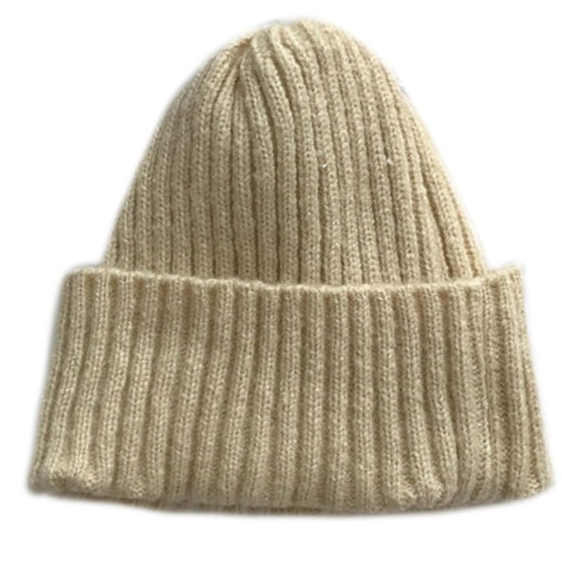 Mũ Beanie Dệt Kim Màu Sắc Ngọt Ngào Phong Cách Hàn Quốc Cho Nam Nữ