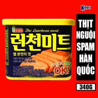 [NẮP VÀNG] Thịt Nguội Spam Hàn Quốc The Luncheon Meat 340G - Thịt Hộp Ham / Thịt Heo Nhập Khẩu Đóng Hộp / Đồ Hộp Ăn Liền