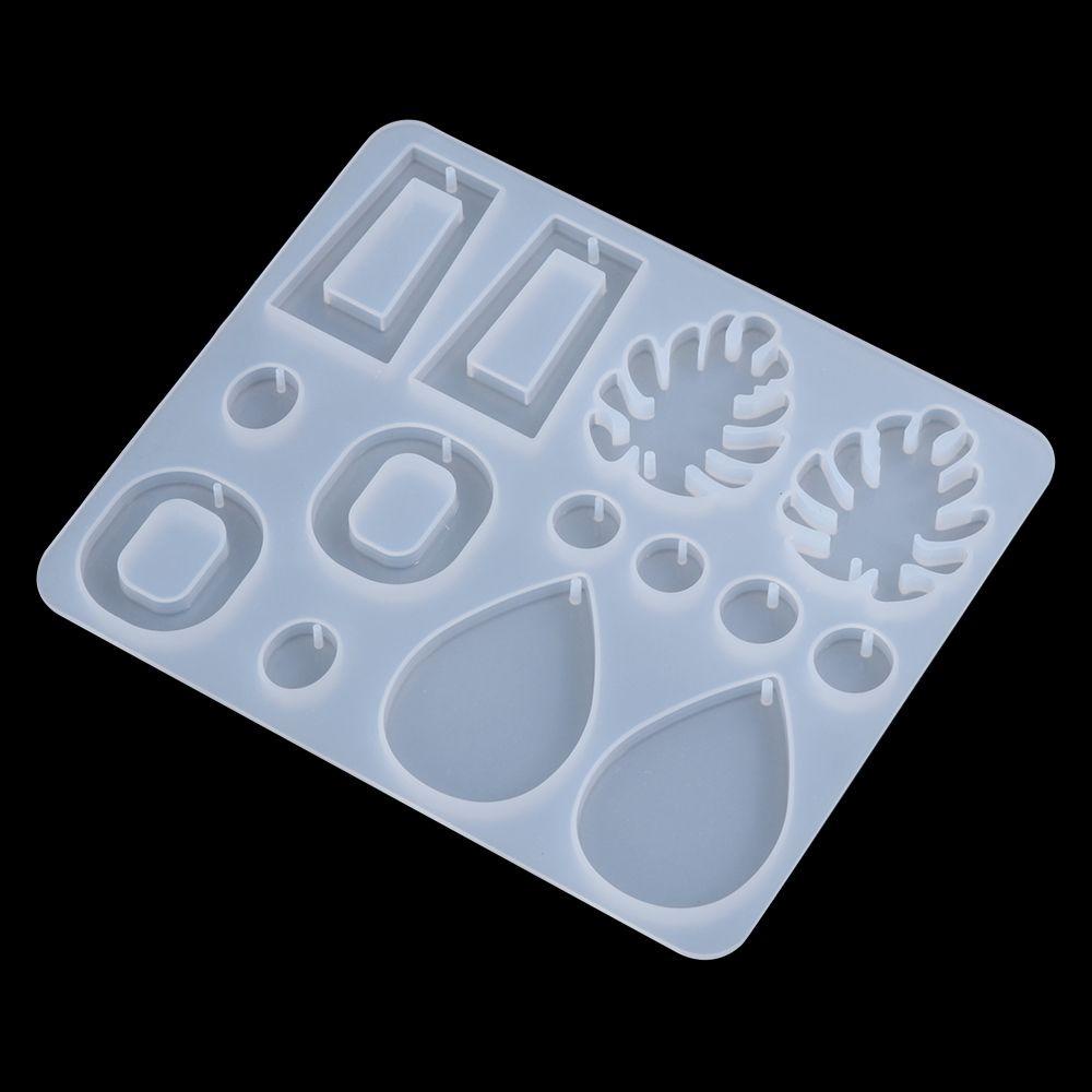 Khuôn Silicone Làm Bông Tai Epoxy Resin UV Thủ Công