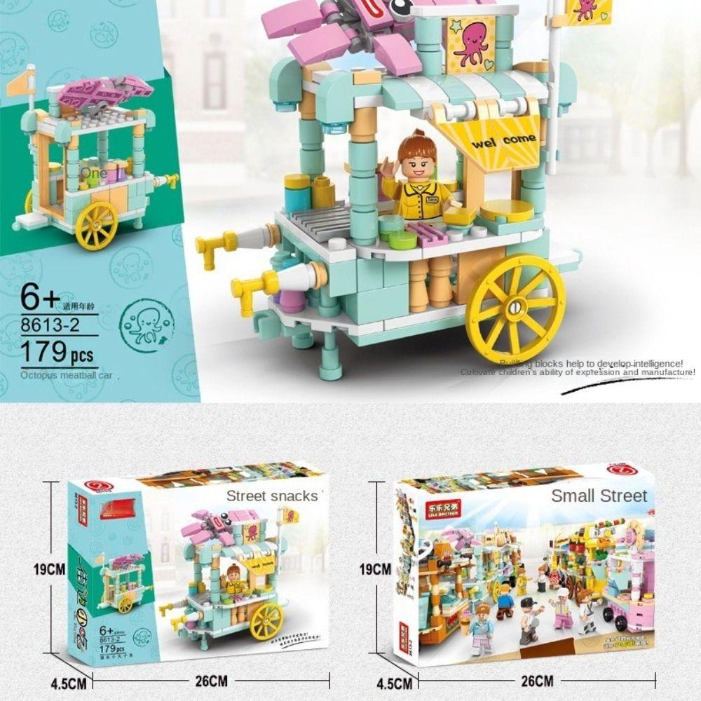 Bộ Đồ Chơi Lắp Ráp Mô Hình Xe Kem Ốc Quế Sáng Tạo Cho Bé