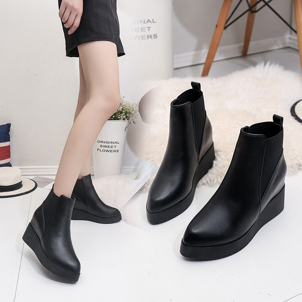 Giày Bốt Martin Đế Dày Cho Nữ