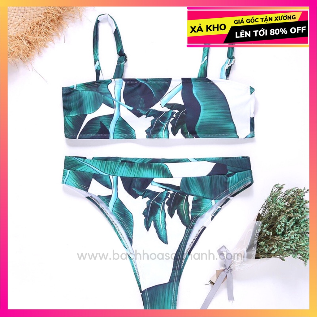 BIKINI ĐI BIỂN XANH LÁ DỄ THƯƠNG