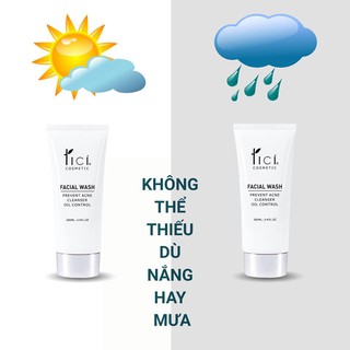 Sữa rửa mặt ngừa mụn - sáng da TICI