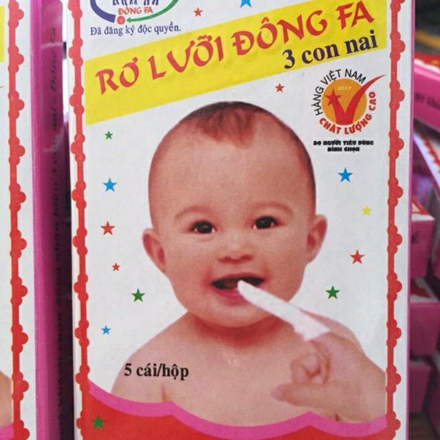 Rơ lưỡi, tưa lưỡi Đông FA cho bé