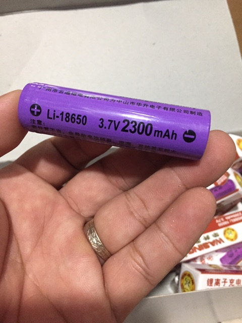 Pin sạc đèn 3.7V chính hãng 100% WASING